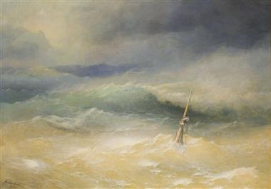 The Storm on the Sea of Azov in April 1886