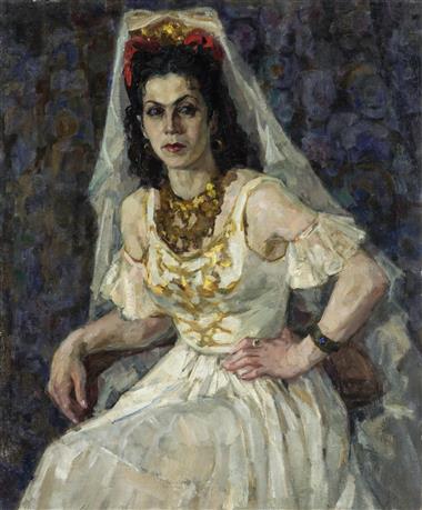 Portrait of Aleksandra Nikolayeva