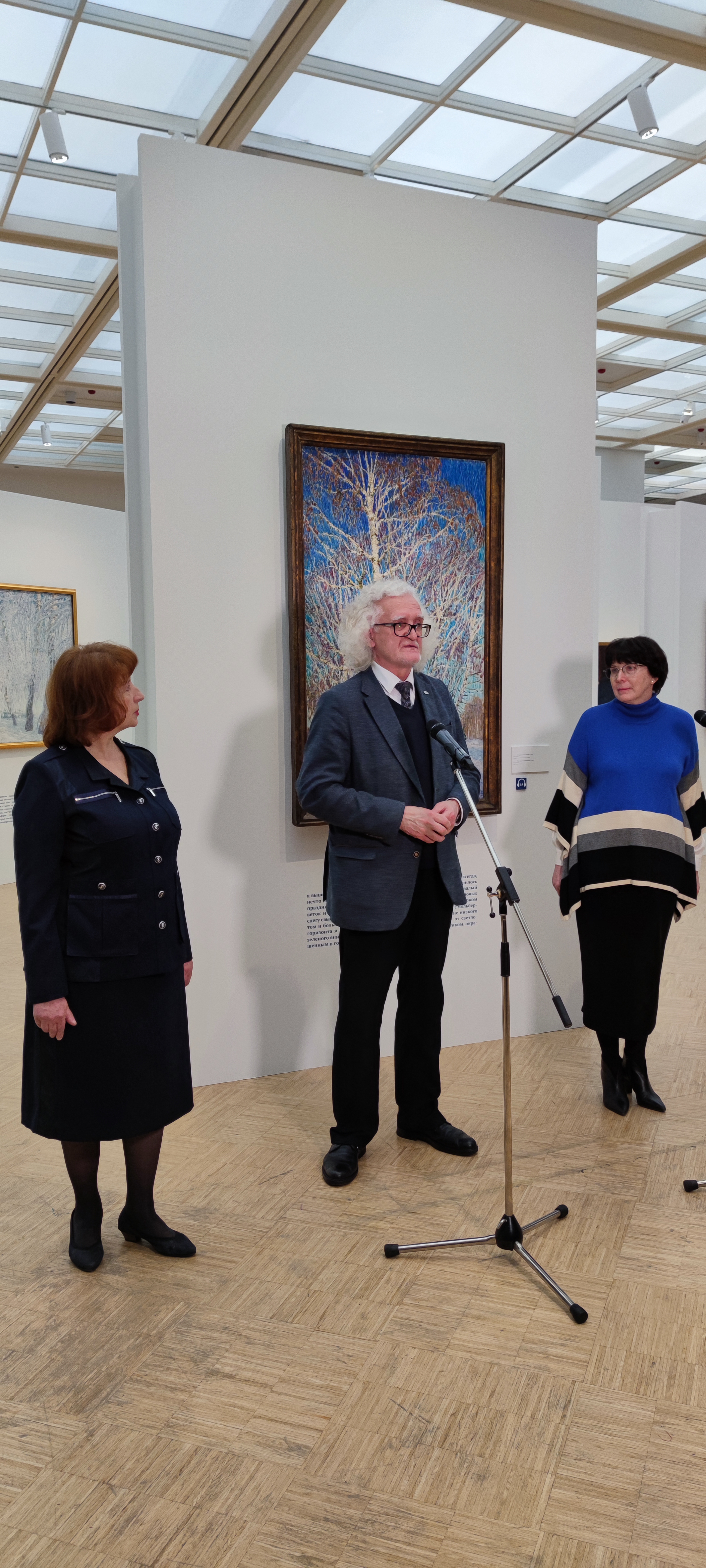Генеральный директор Национального художественного музея Республики Беларусь принял участие в торжественном открытии выставки Игоря Грабаря