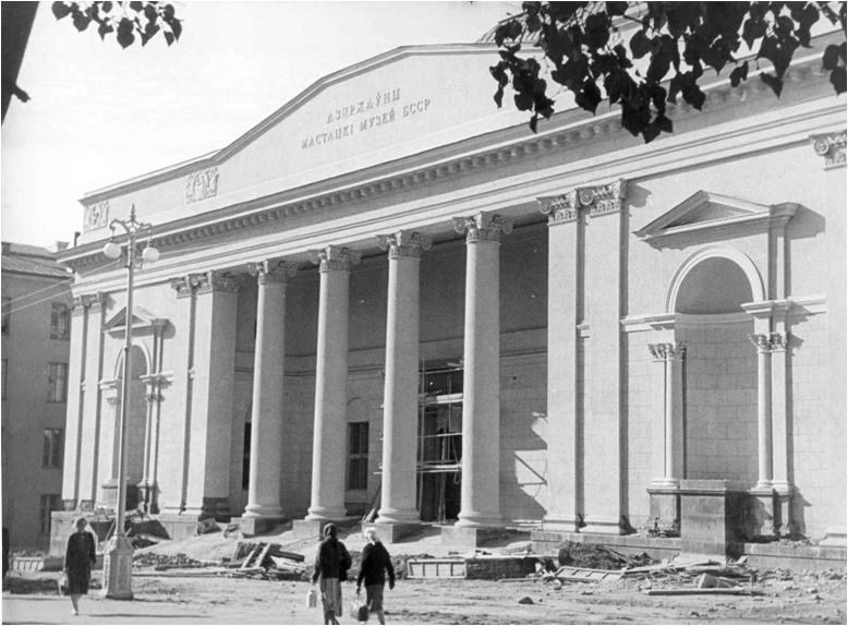 Строительство по ул. Ленина, 20. 1956 г.