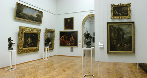 In the exposition of the museum. 1990s