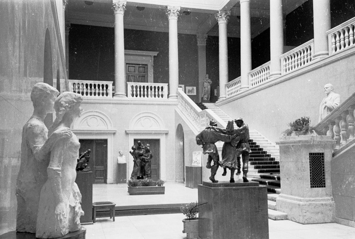 Museum lobby. 1957