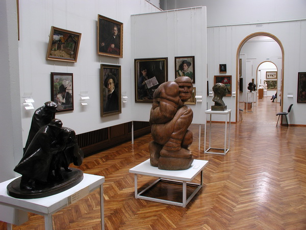 In the exposition of the museum. 1990s